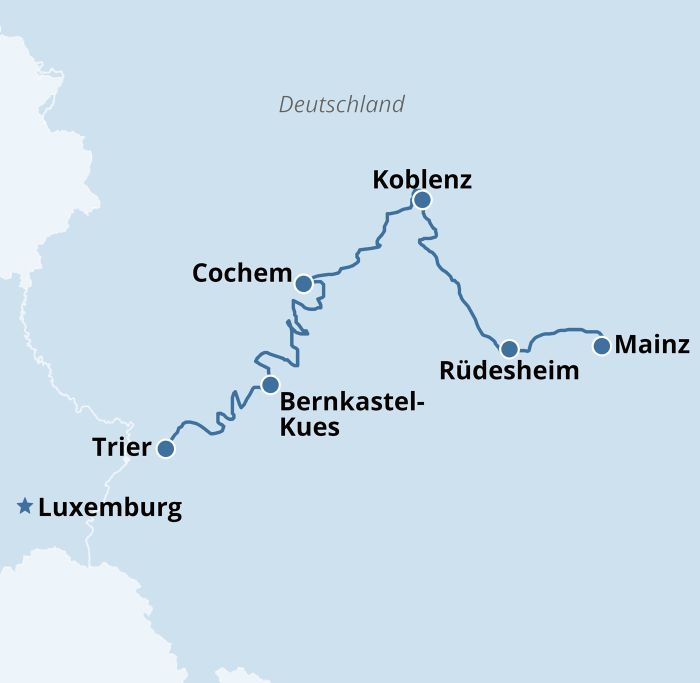 Karte Ms Charles Dickens Mosel Rhein 2027