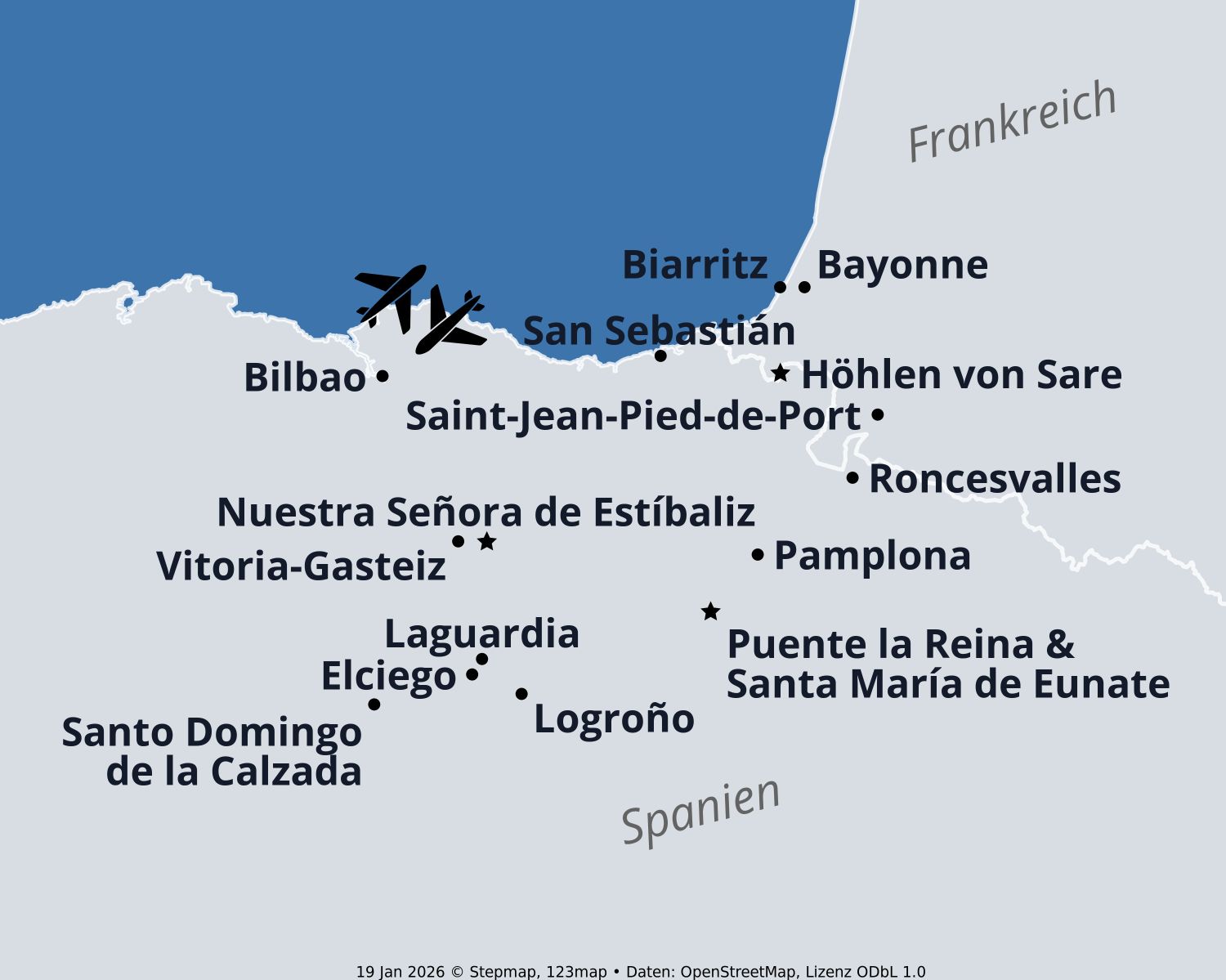 Karte Baskenland 2027