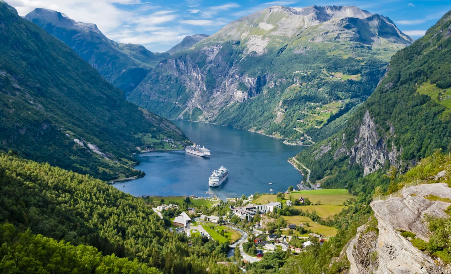 Geirangerfjord in Norwegen