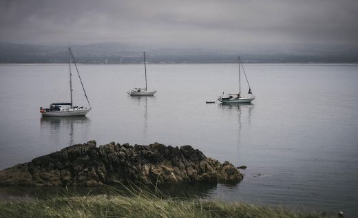 Segelschiffe in Wales