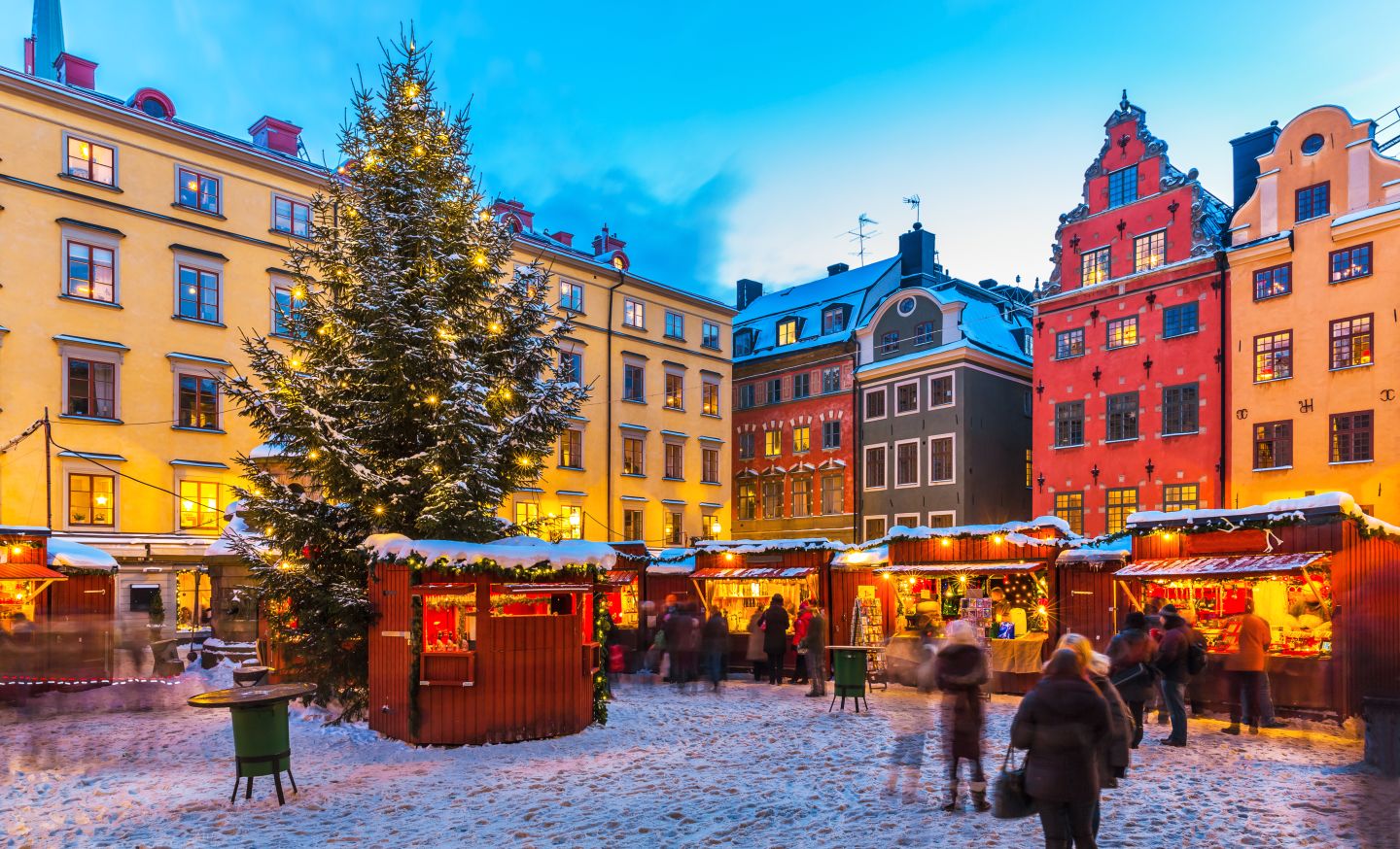 Weihnachtsmarkt in Stockholm