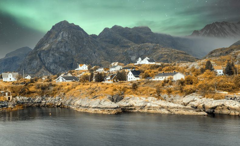 Nordlichter &uuml;ber Harstad
