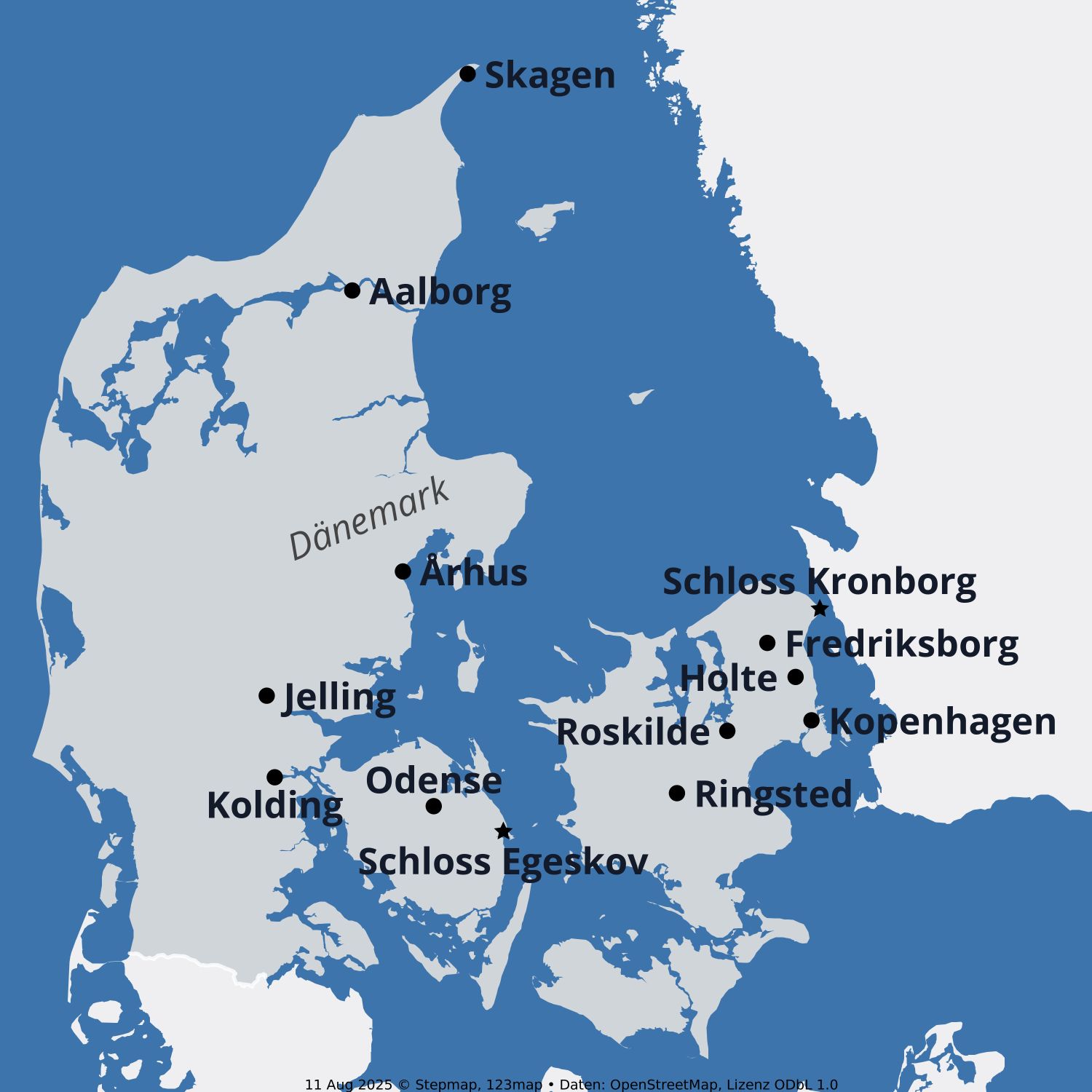 Karte Daenemark 2027