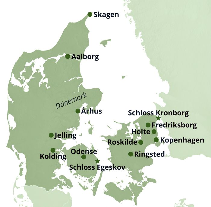 Karte Daenemark 2026