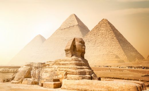 Sphinx und Pyramiden von Gizeh