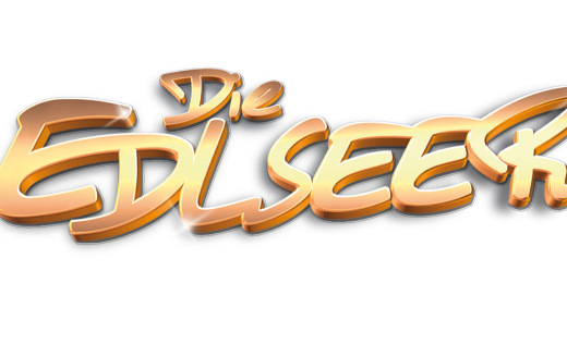 Edlseer Schriftzug Gold