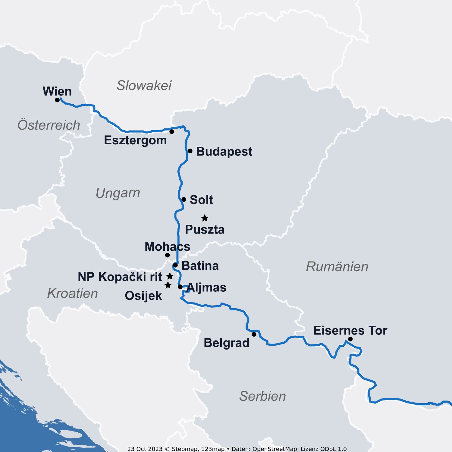 Karte Ms Nestroy Wien Eisernes Tor Wien