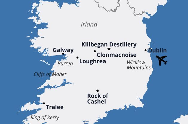 Karte Irland 2026