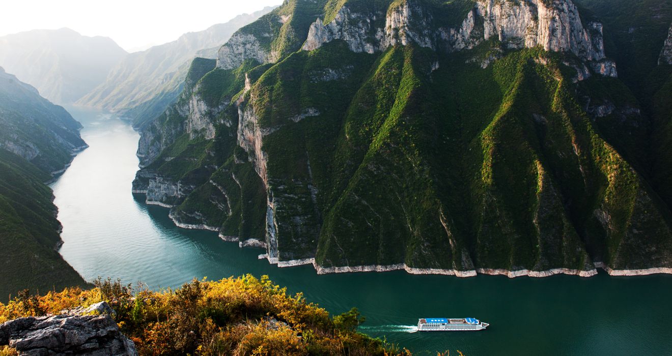 Die Drei Schluchten des Yangtse in China