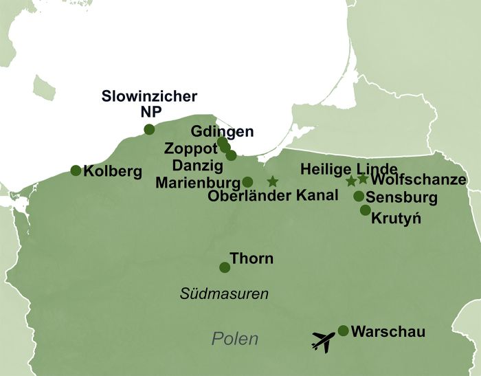 Karte Polen 2026