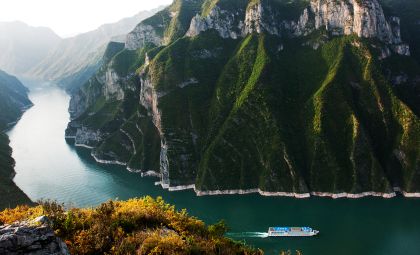 Die Drei Schluchten des Yangtse in China