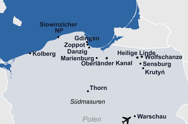 Karte Polen 2026