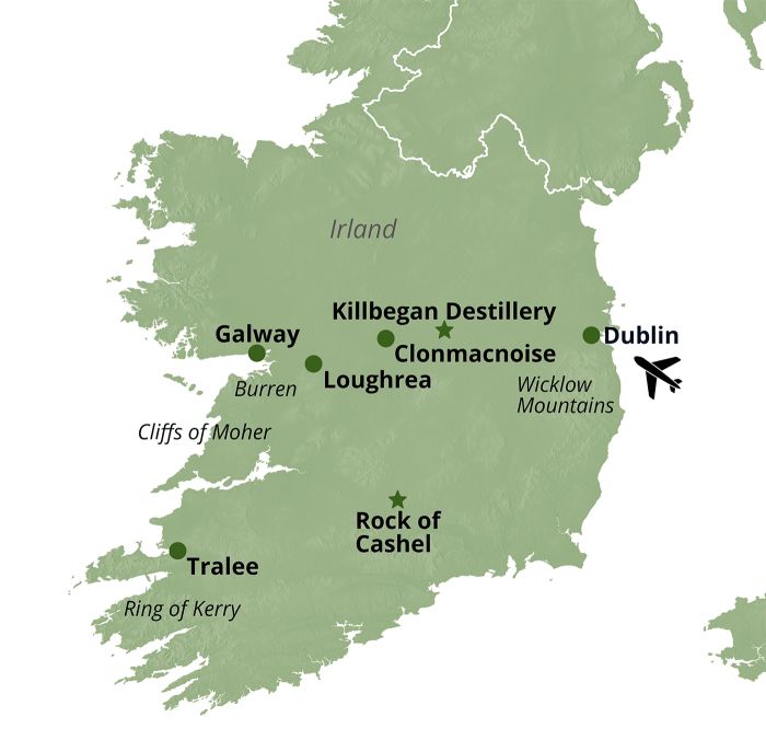 Karte Irland 2026