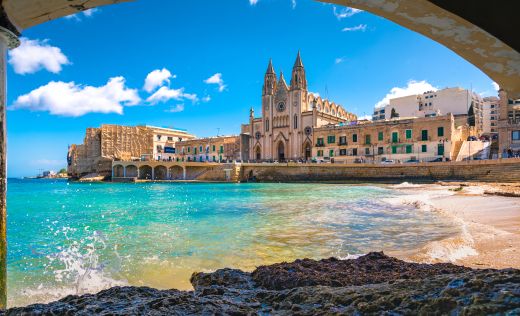 St Julian's Bay bei Sliema