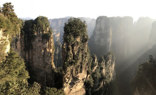 Yuanjiajie Felsformationen