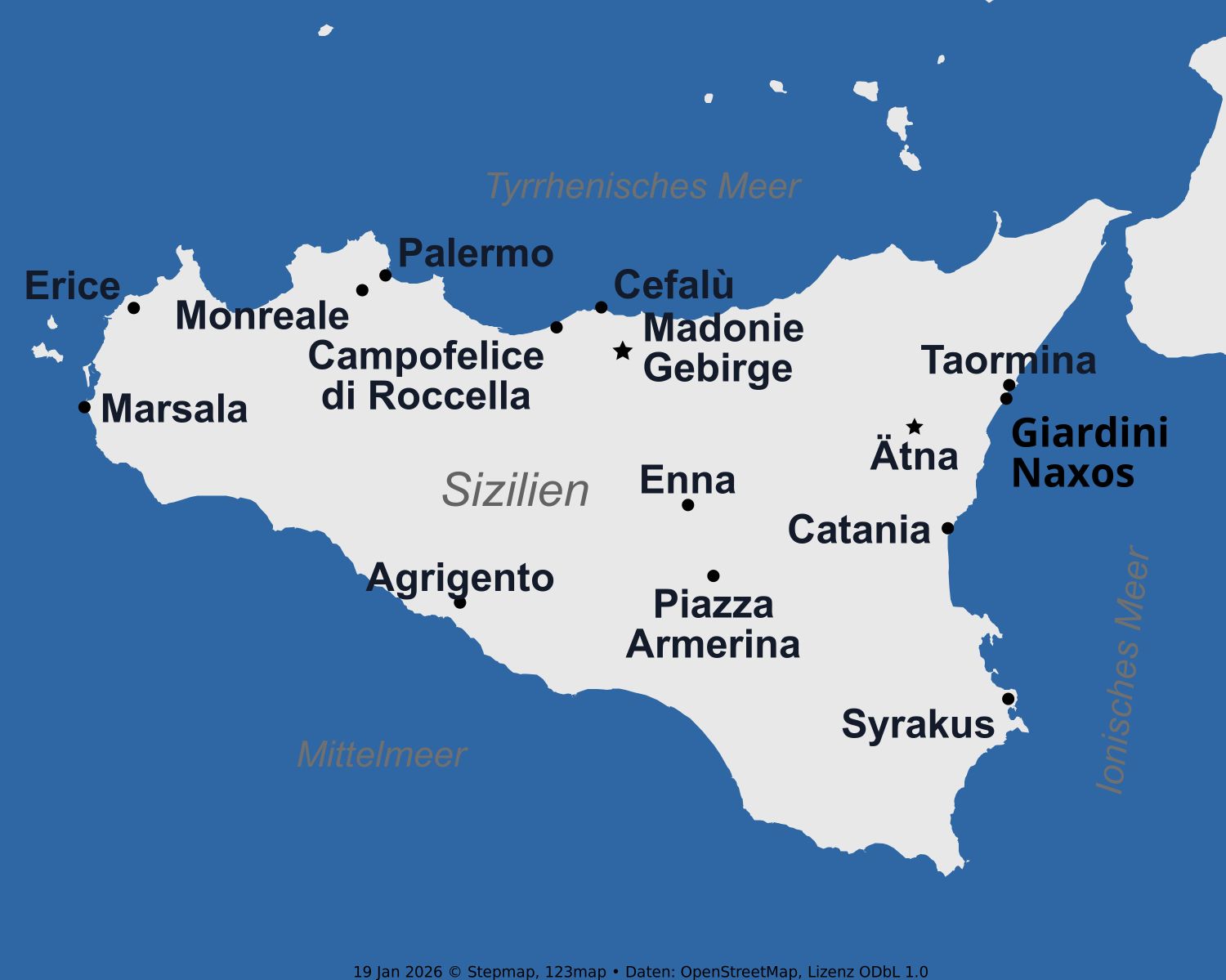 Karte Sizilien 2027