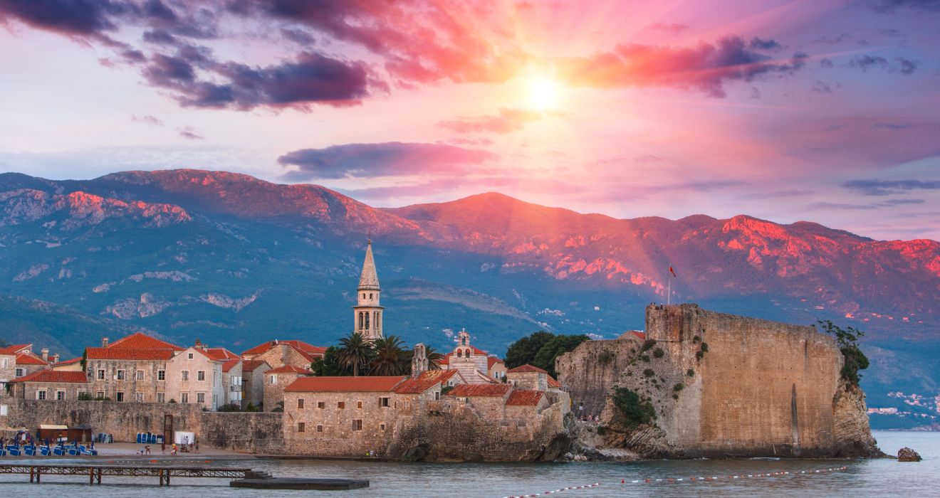 Budva mit Meer