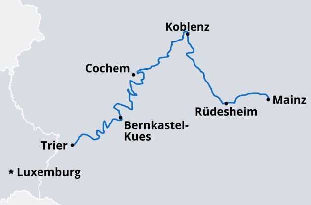 Karte Ms Charles Dickens Mosel Rhein 2027